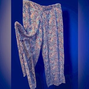 Boutique Hayden Bohemian Wide Leg Pants with Paisley Print NWOT